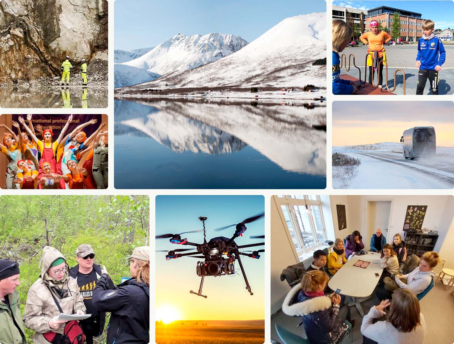 bildekollage fra flere Kolarctic CBC prosjekter