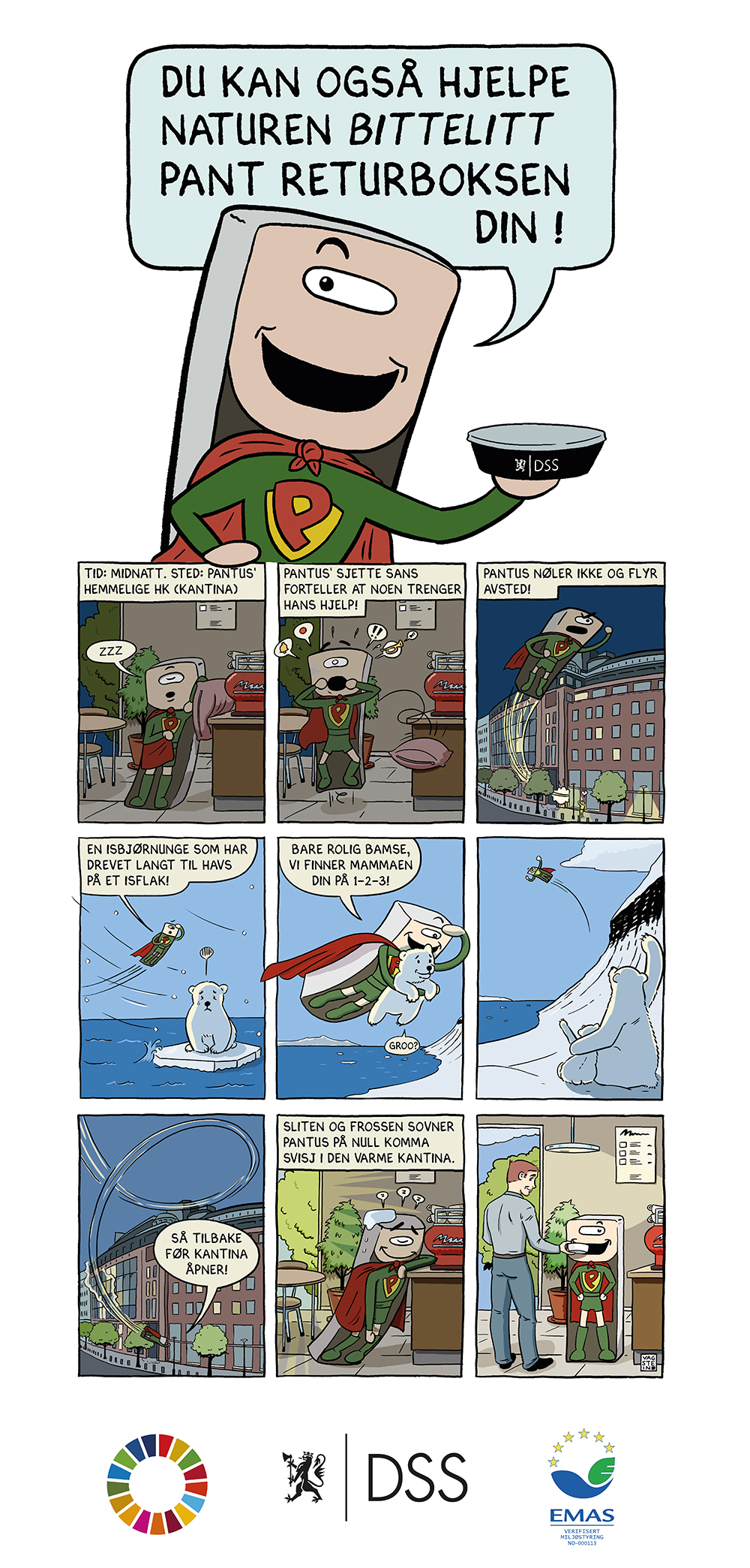 Tegneserie om superhelten Pantus