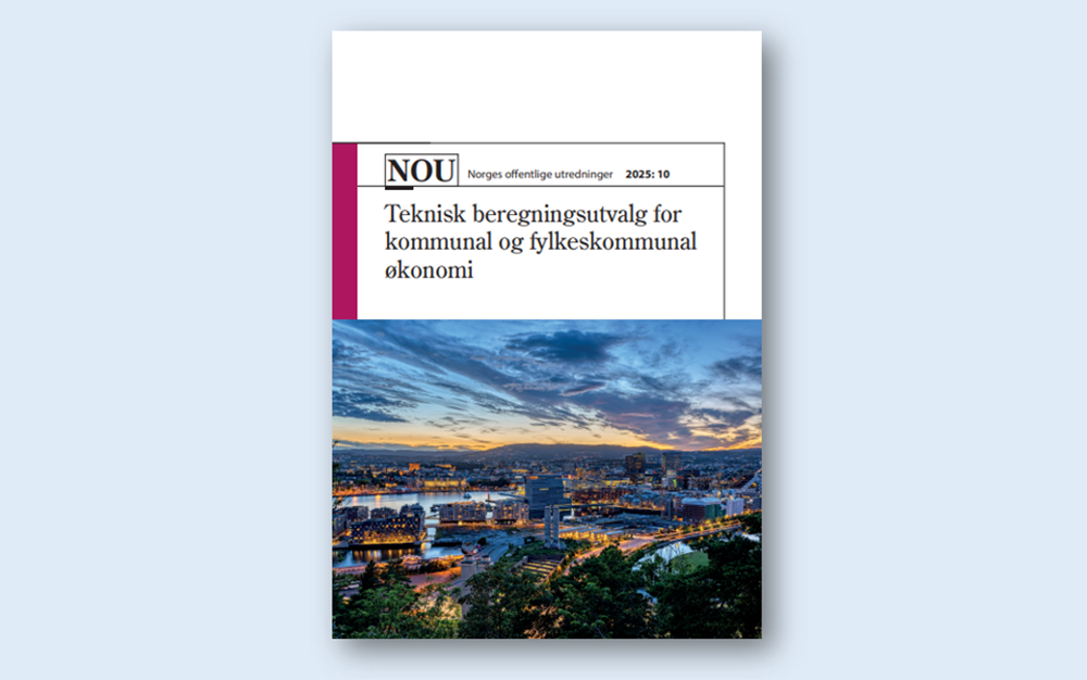 Forsiden på TBUs høstrapport november 2025.